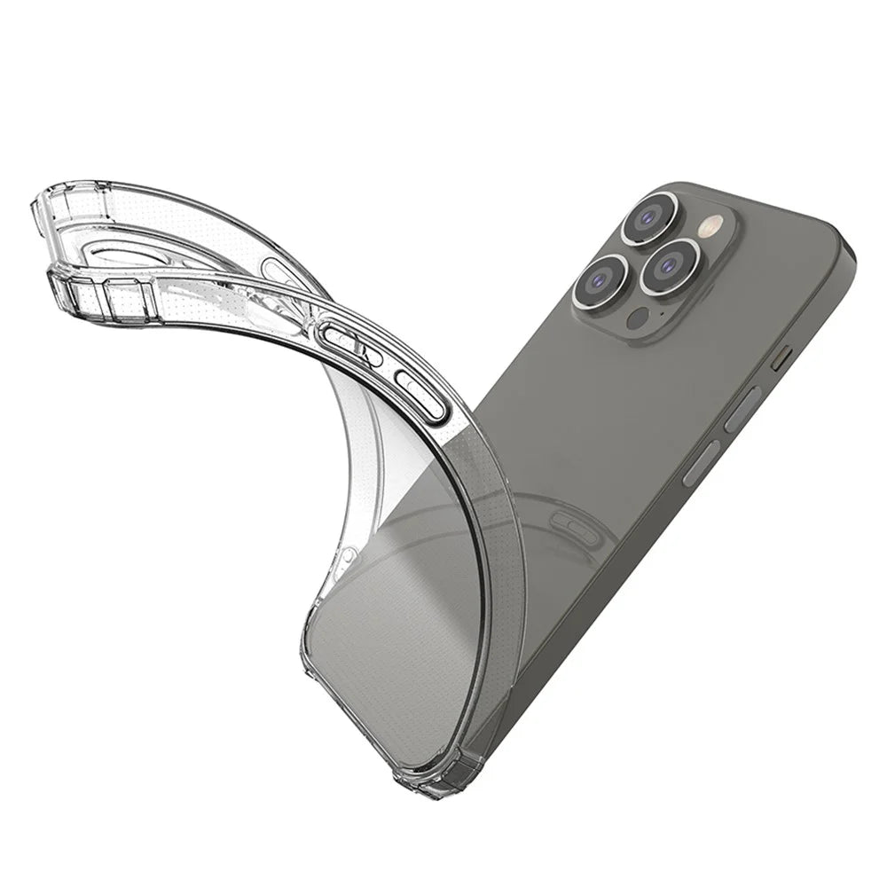 Soft TPU Case for iPhone 14 Pro Max 6.7 inch, Drop-proof Protection Transparent Cell Phone Cover - 3