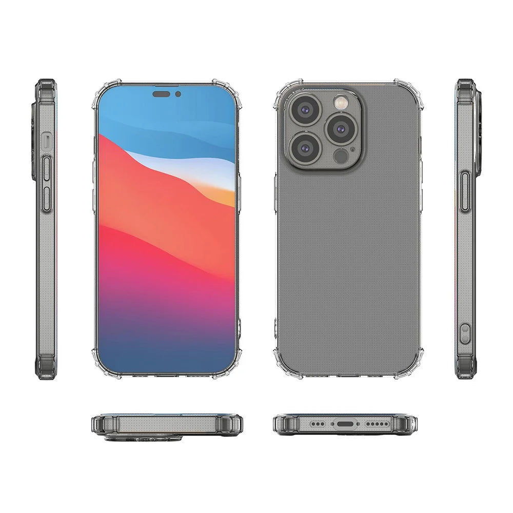 Soft TPU Case for iPhone 14 Pro Max 6.7 inch, Drop-proof Protection Transparent Cell Phone Cover - 7
