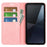 For Sony Xperia 10 VI Wallet Case PU Leather Folio Flip Phone Cover Mobile Accessories   - Pink - 2