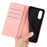 For Sony Xperia 10 VI Wallet Case PU Leather Folio Flip Phone Cover Mobile Accessories   - Pink - 4