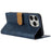 N.BEKUS CSJ-001 For iPhone 14 Pro Shockproof Case Solid Color Leather Wallet Phone Shell - Blue - 4