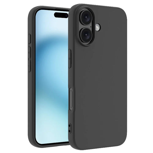 For iPhone 16 Case Matte Soft TPU Anti-Fingerprint Phone Cover - 1