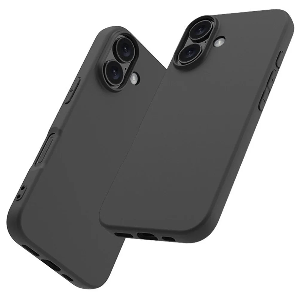 For iPhone 16 Case Matte Soft TPU Anti-Fingerprint Phone Cover - 3