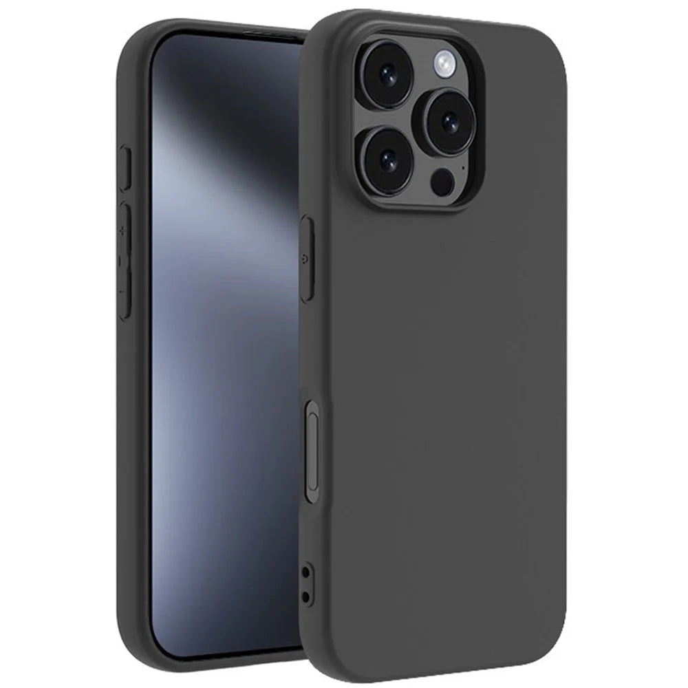 For iPhone 16 Pro Case Matte Soft TPU Slim Cover Cell Phone Accessories - 1