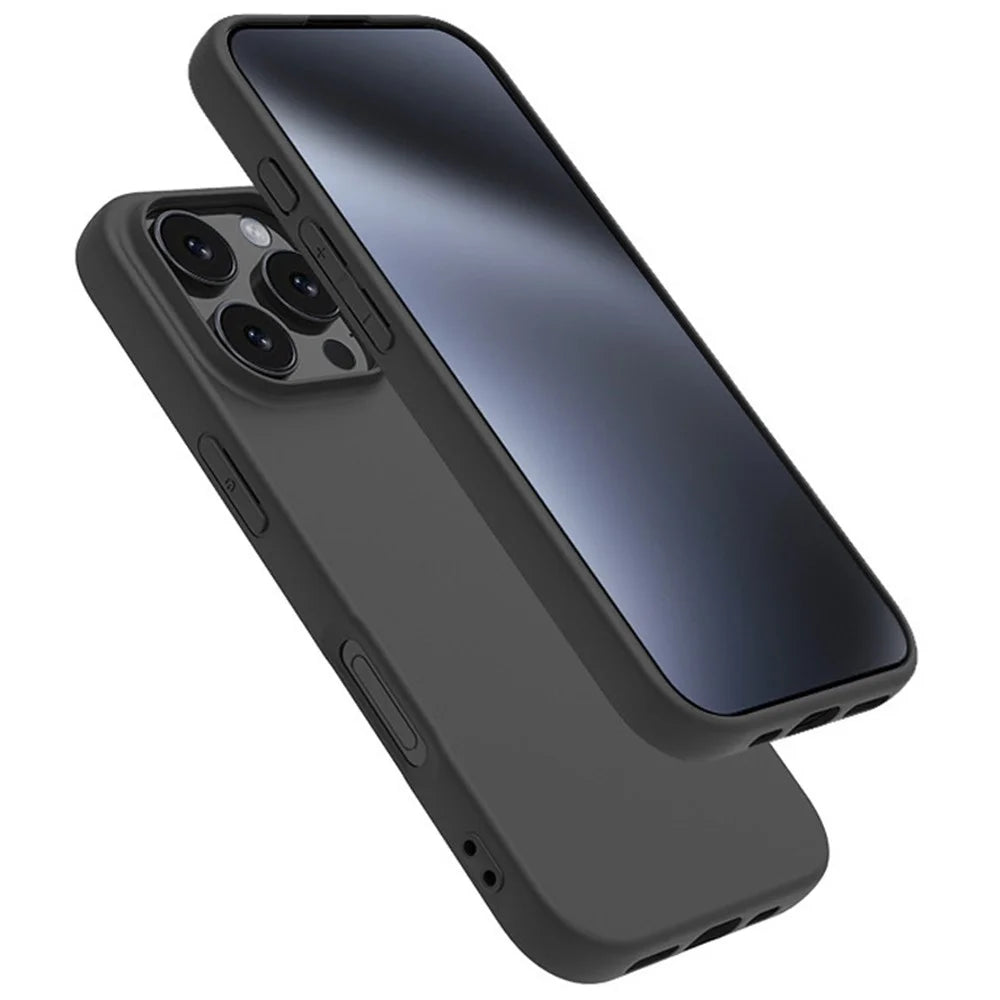 For iPhone 16 Pro Case Matte Soft TPU Slim Cover Cell Phone Accessories - 3