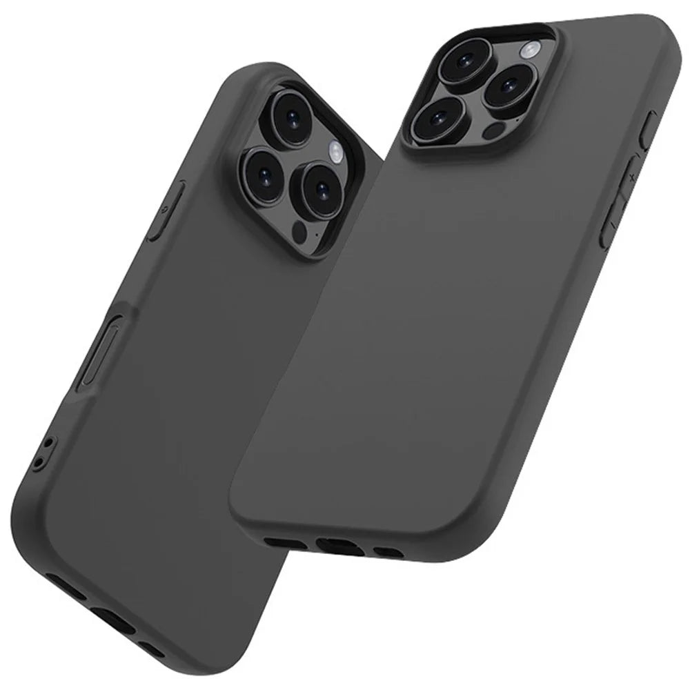 For iPhone 16 Pro Case Matte Soft TPU Slim Cover Cell Phone Accessories - 4