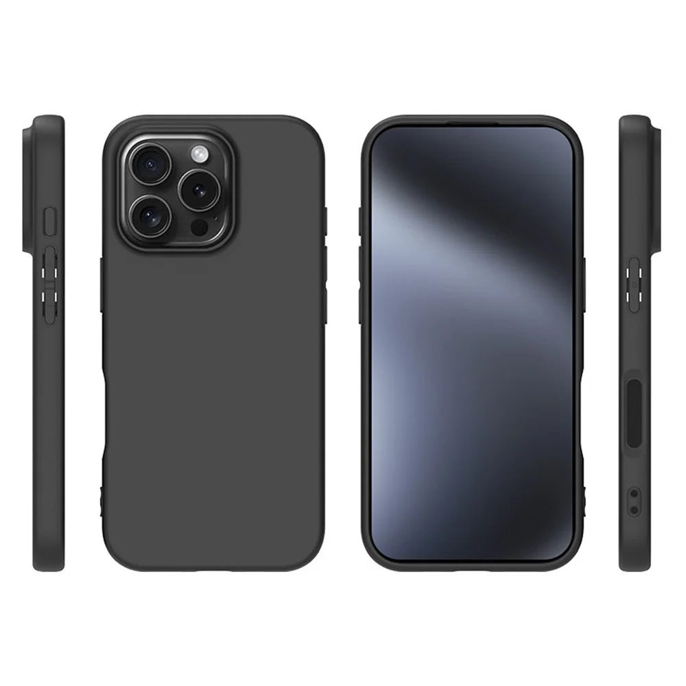 For iPhone 16 Pro Case Matte Soft TPU Slim Cover Cell Phone Accessories - 6