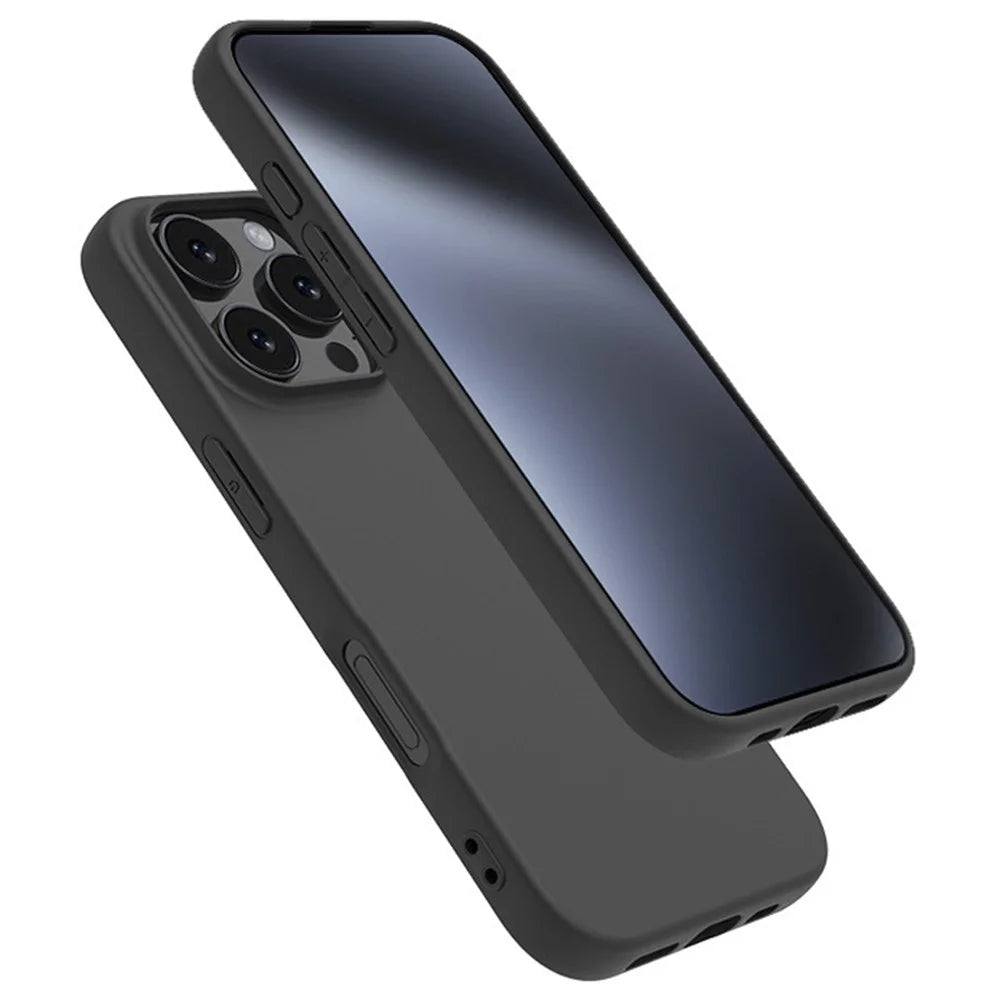 For iPhone 16 Pro Max Case Matte Anti-Scratch Soft TPU Slim Phone Cover - 3