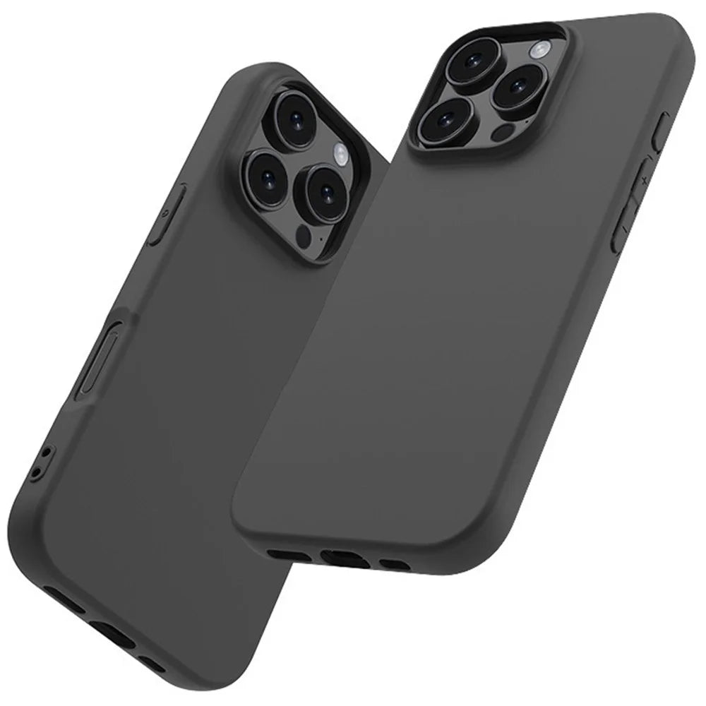 For iPhone 16 Pro Max Case Matte Anti-Scratch Soft TPU Slim Phone Cover - 4