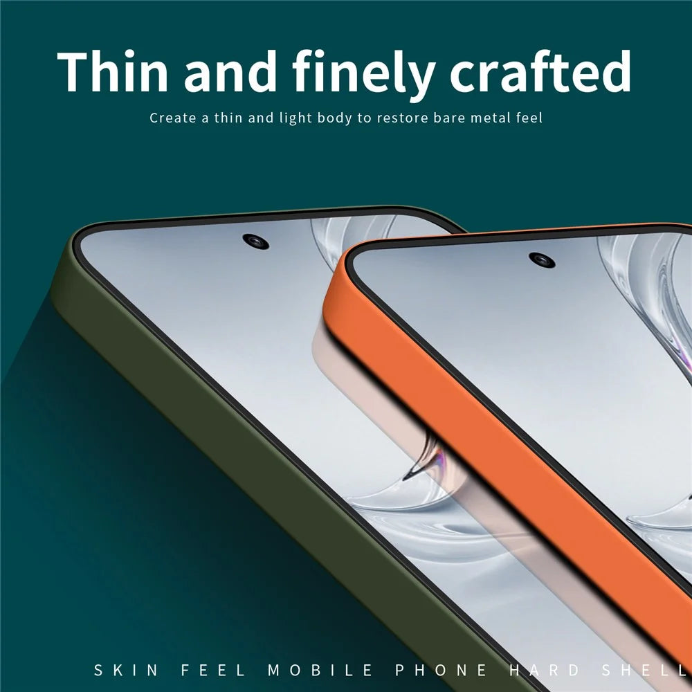 MOFI JK Qin Series For Oppo K12 / OnePlus Nord CE4 5G Case TPU+Acrylic Phone Back Cover - Orange - 4