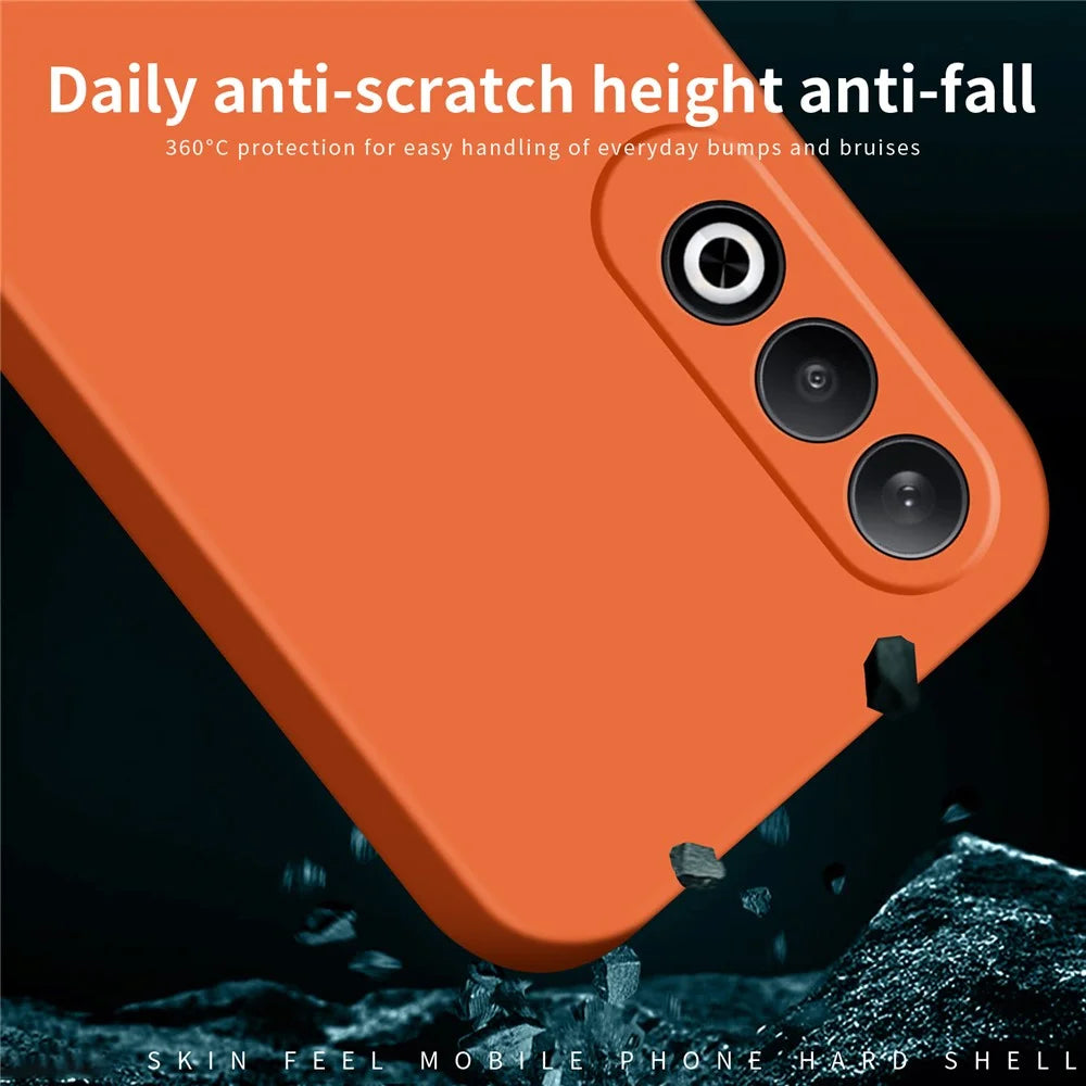 MOFI JK Qin Series For Oppo K12 / OnePlus Nord CE4 5G Case TPU+Acrylic Phone Back Cover - Orange - 7