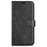 For iPhone 16 Pro Max Case Calf Texture PU Leather Folio Flip Wallet Phone Cover - Black - 6