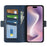 For iPhone 16 Case Folio Flip Leather Wallet Stand Phone Cover - Blue - 2