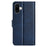 For iPhone 16 Case Folio Flip Leather Wallet Stand Phone Cover - Blue - 6