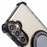 For Samsung Galaxy A55 5G Case Electroplating Kickstand Side Heart Pattern TPU Phone Cover - Black - 7