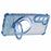 For Samsung Galaxy S23+ Case Glitter Gradient TPU Phone Cover Ring Holder Mirror - Blue - 4