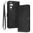 For Samsung Galaxy M55 5G / C55 5G / F55 5G Leather Wallet Stand Case Scratch-Proof Phone Cover - Black - 1