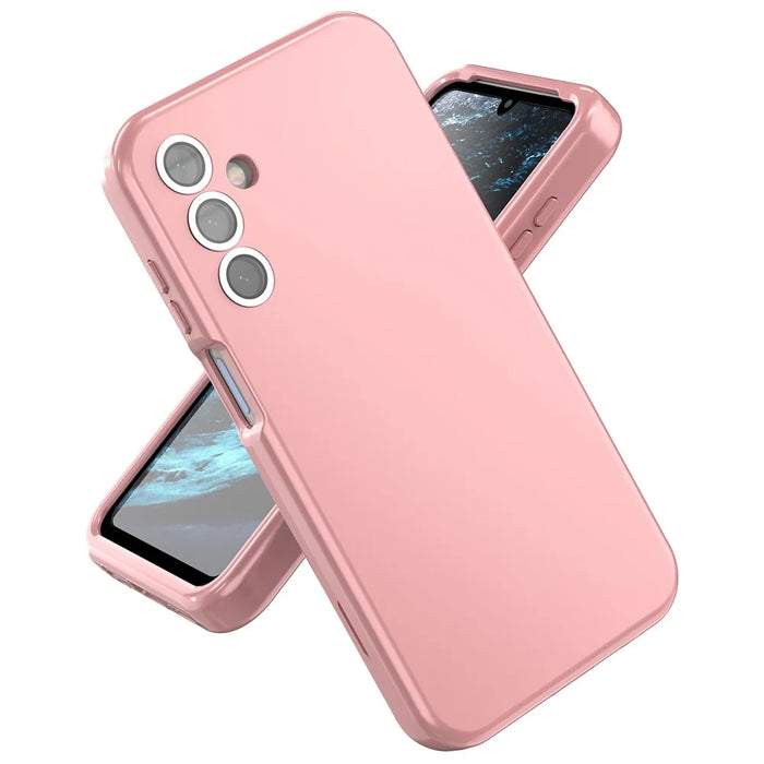 GW03 For Samsung Galaxy A15 5G Case TPU + PC Phone Cover Dual Layer Shockproof - Rose Gold - 2