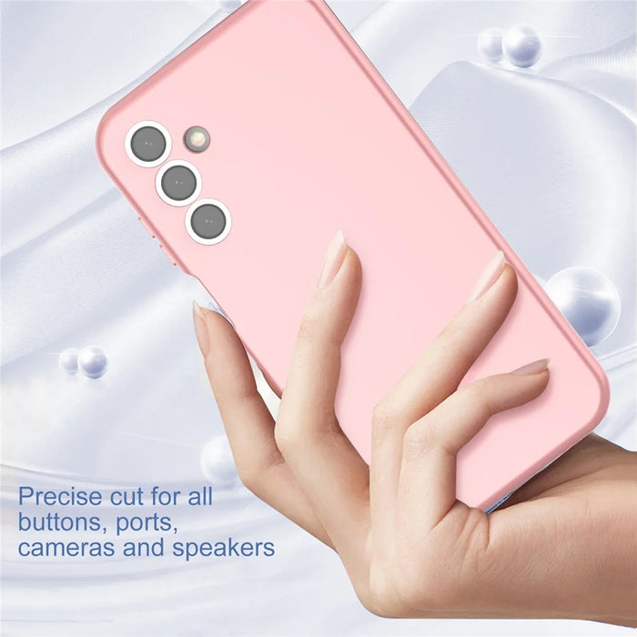 GW03 For Samsung Galaxy A15 5G Case TPU + PC Phone Cover Dual Layer Shockproof - Rose Gold - 4
