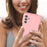 GW03 For Samsung Galaxy A15 5G Case TPU + PC Phone Cover Dual Layer Shockproof - Rose Gold - 6