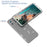 For Samsung Galaxy A05 4G Case Soft TPU Phone Cover Glitter Clear Sparkly - Transparent Black - 4