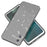 For Samsung Galaxy A05 4G Case Soft TPU Phone Cover Glitter Clear Sparkly - Transparent Black - 6