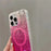 For iPhone 15 Pro Max Magnetic Case Geometric Rhombus IMD PC+TPU Phone Cover - Purple - 4