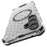 For Samsung Galaxy S23 FE Case Honeycomb Magnetic Ring TPU+PC Phone Cover - Transparent - 6