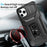For iPhone 11 Pro Case PC+TPU Phone Cover Sliding Camshield Holder - Black - 6