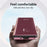 For Samsung Galaxy Z Fold6 5G Case Electroplating View Window Stand Leather Phone Cover - Pink - 5
