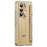 For Samsung Galaxy Z Fold6 5G Case Kickstand Leather+PC Hard Phone Cover with Screen Film and Stylus - Champagne Gold - 3