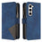 BINFEN COLOR For Samsung Galaxy Z Fold6 5G Case Zipper Pocket Wallet Leather Phone Cover - Blue - 1
