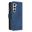 BINFEN COLOR For Samsung Galaxy Z Fold6 5G Case Zipper Pocket Wallet Leather Phone Cover - Blue - 7