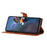 For Samsung Galaxy A55 5G Cell Phone Case Magnetic Clasp PU Leather Stand Wallet Cover - Brown - 2