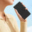 For Samsung Galaxy A35 5G Phone Case Imprinted Rhombus Wallet Stand Leather Cover - Black - 6