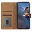 For Samsung Galaxy A55 5G Case Butterfly Imprinted Leather Anti-Scratch Phone Shell - Brown - 2