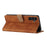 For Samsung Galaxy A55 5G Case Butterfly Imprinted Leather Anti-Scratch Phone Shell - Brown - 4