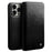QIALINO For iPhone 14 Pro Max 6.7 inch Phone Flip Wallet Case Stand Drop-proof Genuine Leather Phone Cover - Black - 1