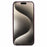 For iPhone 15 Pro Case Electroplating TPU Phone Cover with Heart Chain Strap - Pink - 2