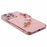 For iPhone 15 Pro Case Electroplating TPU Phone Cover with Heart Chain Strap - Pink - 5