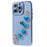 For iPhone 15 Pro Max Soft TPU Case Electroplating Slim Phone Cover with Strap - Blue - 3