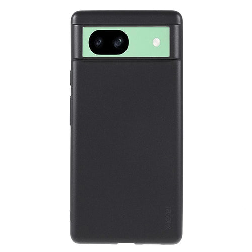 X-LEVEL Guardian Series For Google Pixel 8a Case Soft TPU Anti-Scratch Matte Phone Cover - Black - 1