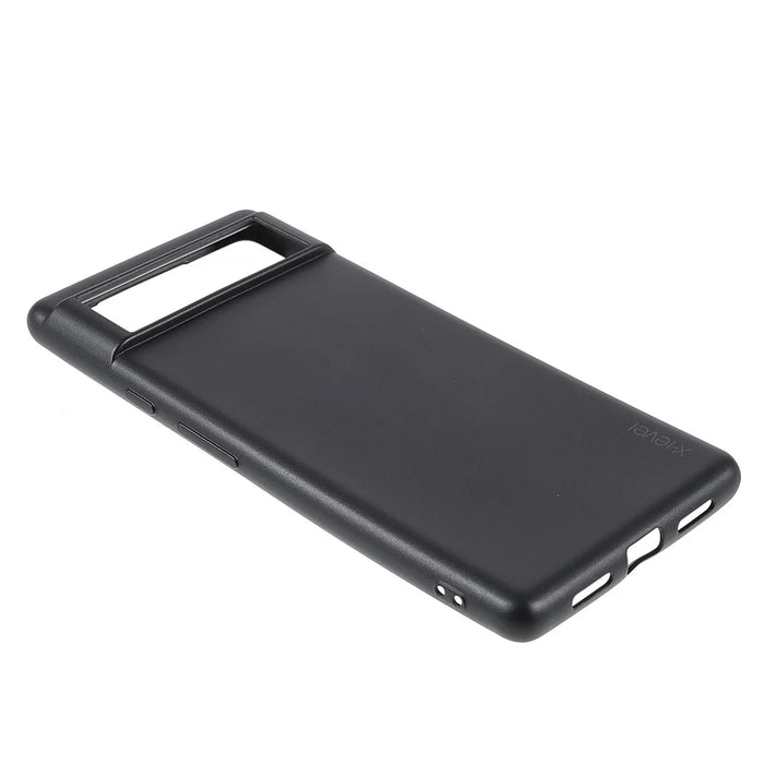 X-LEVEL Guardian Series For Google Pixel 8a Case Soft TPU Anti-Scratch Matte Phone Cover - Black - 4