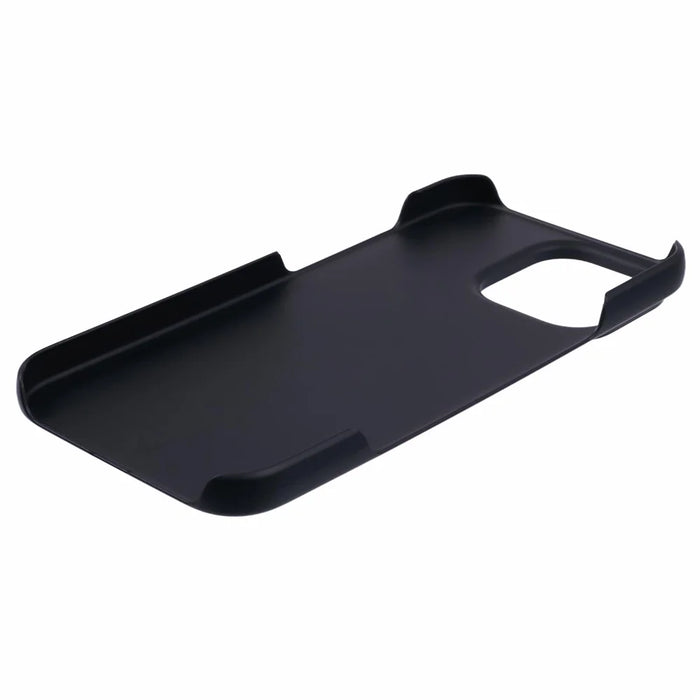 For iPhone 16 Pro Case PC Matte Skin-Touch Antifinger-Print Phone Back Cover - Black - 4