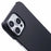 For iPhone 16 Pro Case PC Matte Skin-Touch Antifinger-Print Phone Back Cover - Black - 6