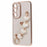 For Samsung Galaxy A54 5G Case TPU Phone Cover with Chain Strap Electroplating Edge - White - 3
