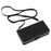 For iPhone 12 mini Zipper Wallet Case Rhombus Leather Handbag Phone Cover - Black - 6