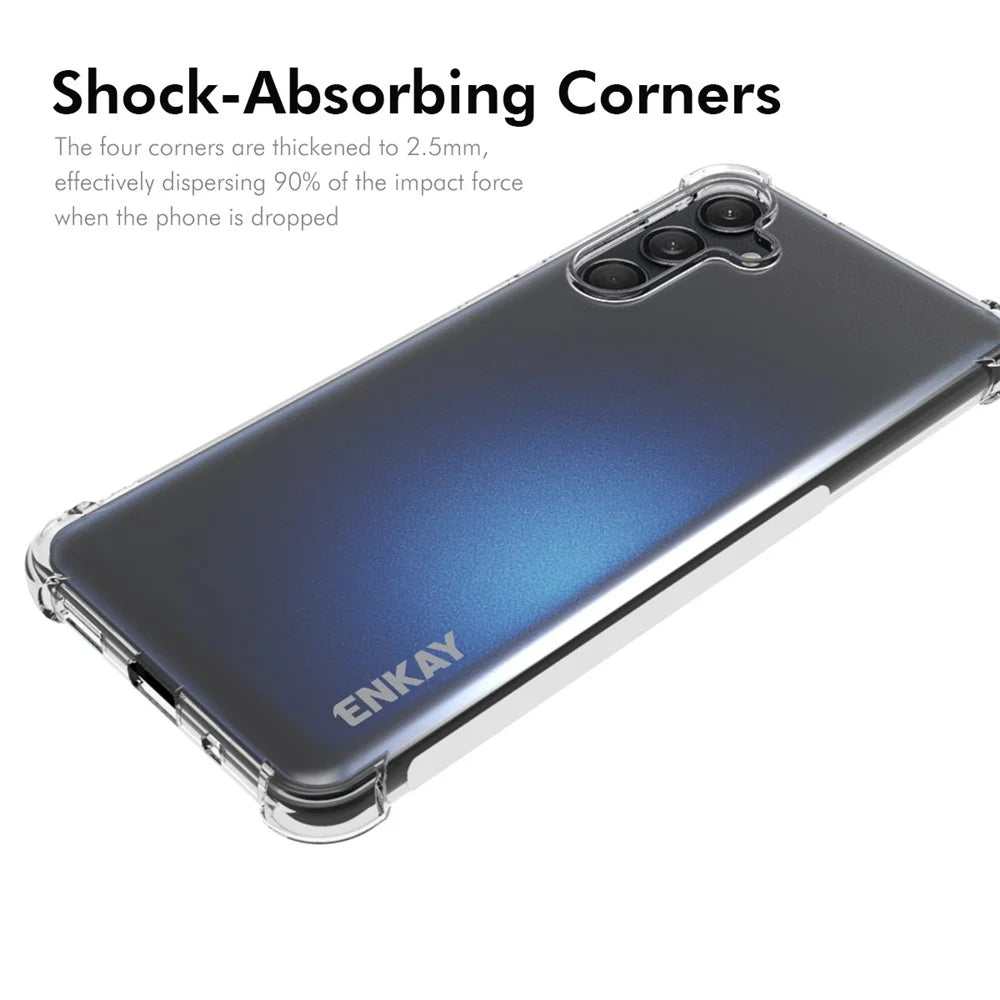 ENKAY HAT PRINCE For Samsung Galaxy M55 5G / C55 5G / F55 5G Case Transparent TPU Drop-Proof Phone Cover - 2