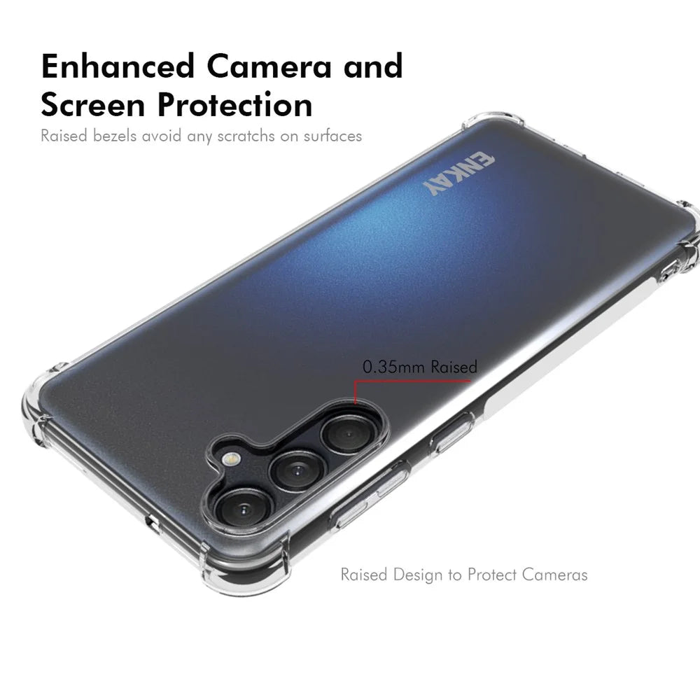 ENKAY HAT PRINCE For Samsung Galaxy M55 5G / C55 5G / F55 5G Case Transparent TPU Drop-Proof Phone Cover - 3