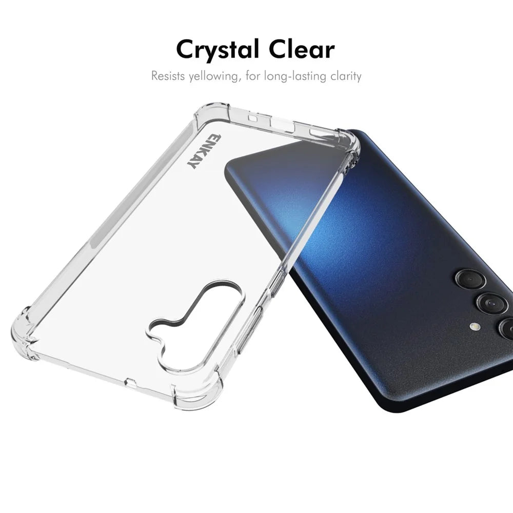ENKAY HAT PRINCE For Samsung Galaxy M55 5G / C55 5G / F55 5G Case Transparent TPU Drop-Proof Phone Cover - 5